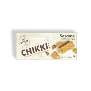 So Good Natural Sesame Chikki Bar 22gm