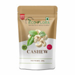 Eco Flora 100% Natural & Crunchy Premium Whole Cashews, Nutritious & Delicious Nuts, Signature Plain, High Fiber