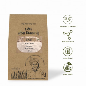 Sidha Kisan Se Natural Kala Namak (black Salt) Powder 250gm