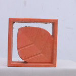 LEAF ELEVATION BREEZE BLOCK JALI TERRACOTTA RED