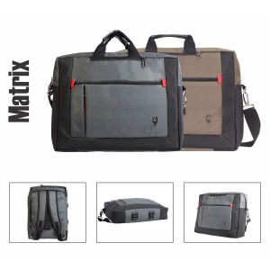 Krishiv Matrix Office Laptop Backpack cum Travel Bag cum Briefcase
