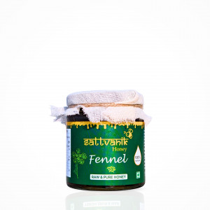 100% Fennel Raw Honey – 250 Gm