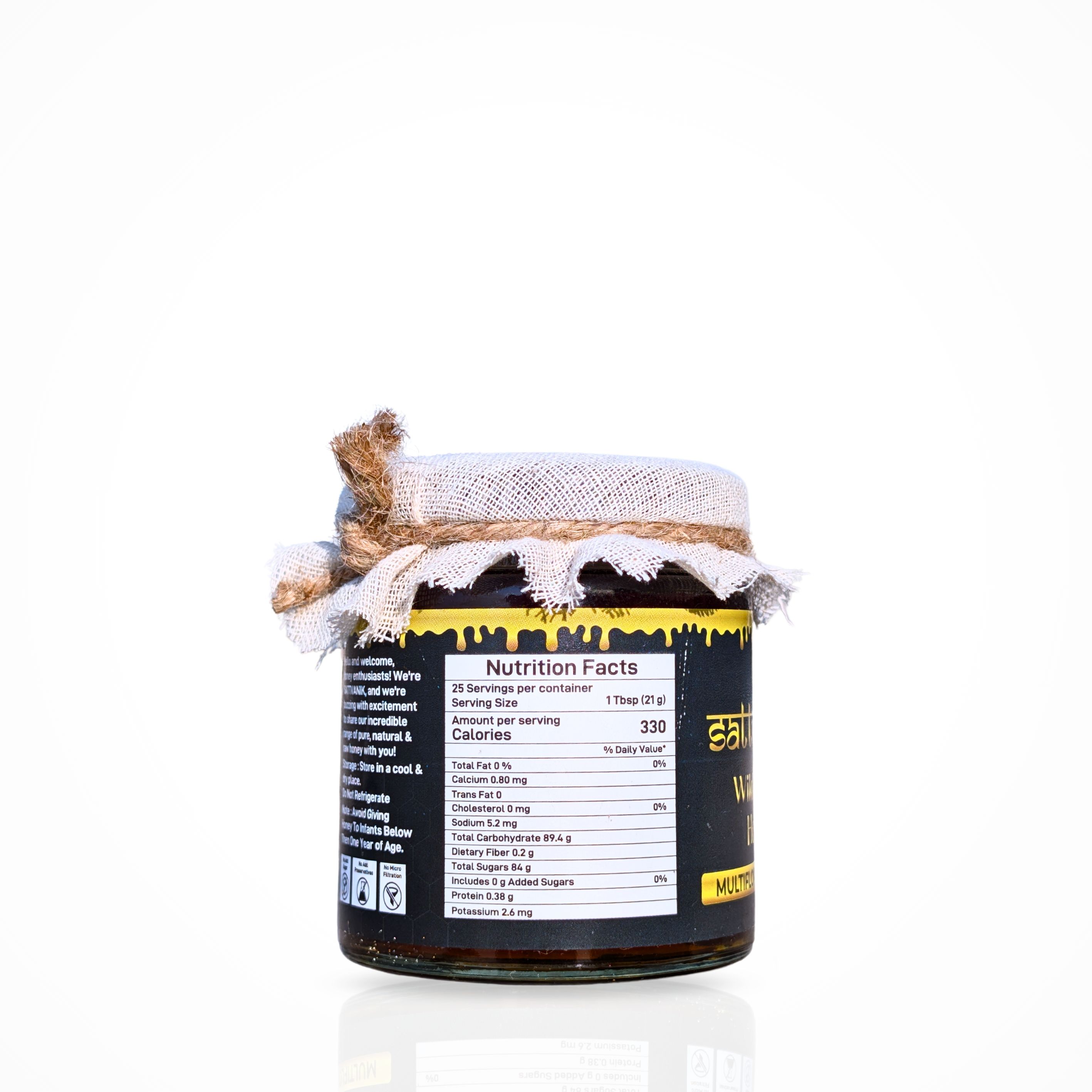 100% Natural Multiflora Honey- 250 Gm ( Wild Forest )