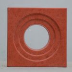 Circle Elevation Terracotta Red Breeze Blocks