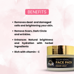 Solar Herbal Face Pack Kesar Gold For Glowing Skin-35 GM