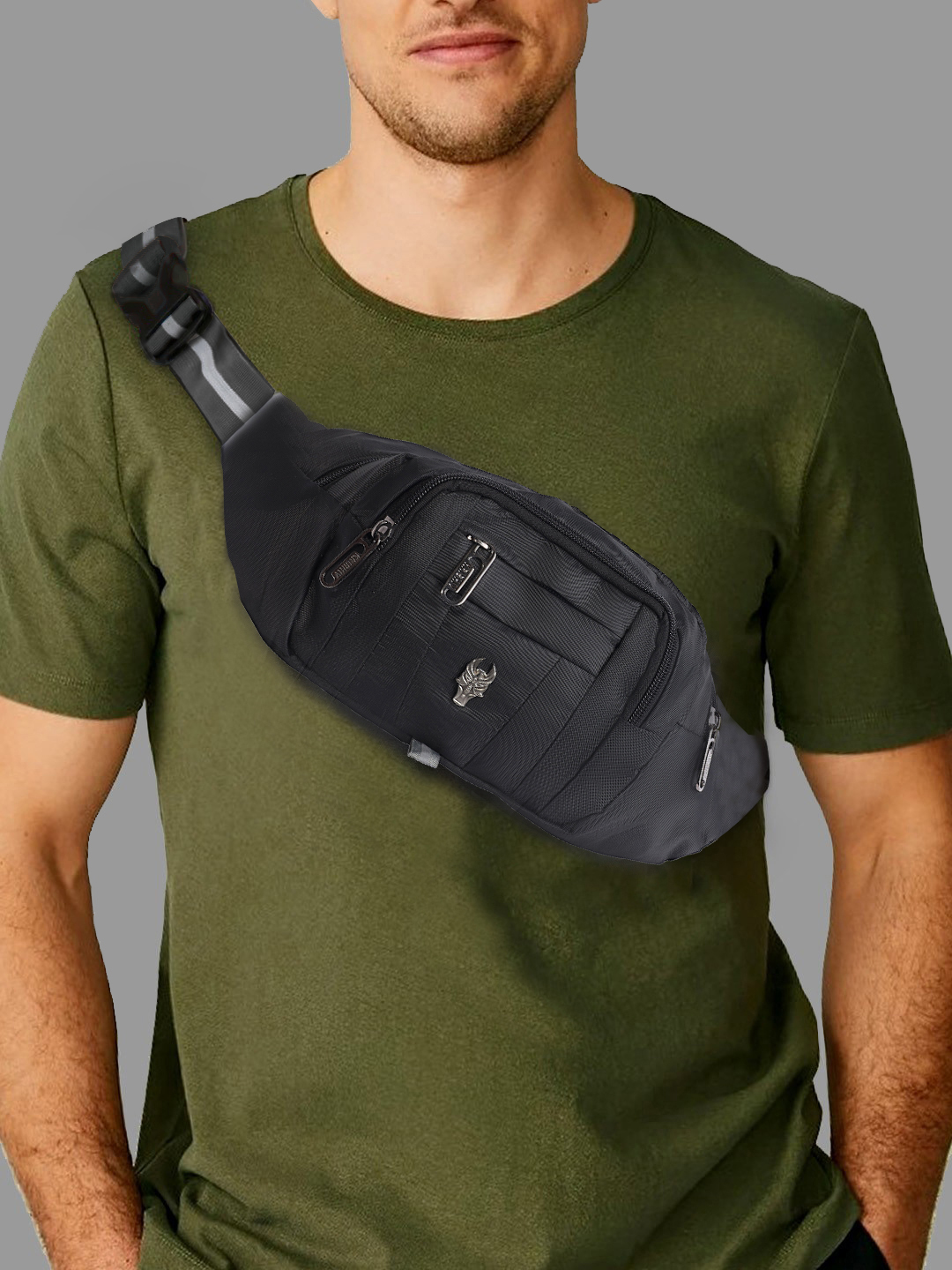 Krishiv Blizzard Waist Bag for Men Women Fanny Pack