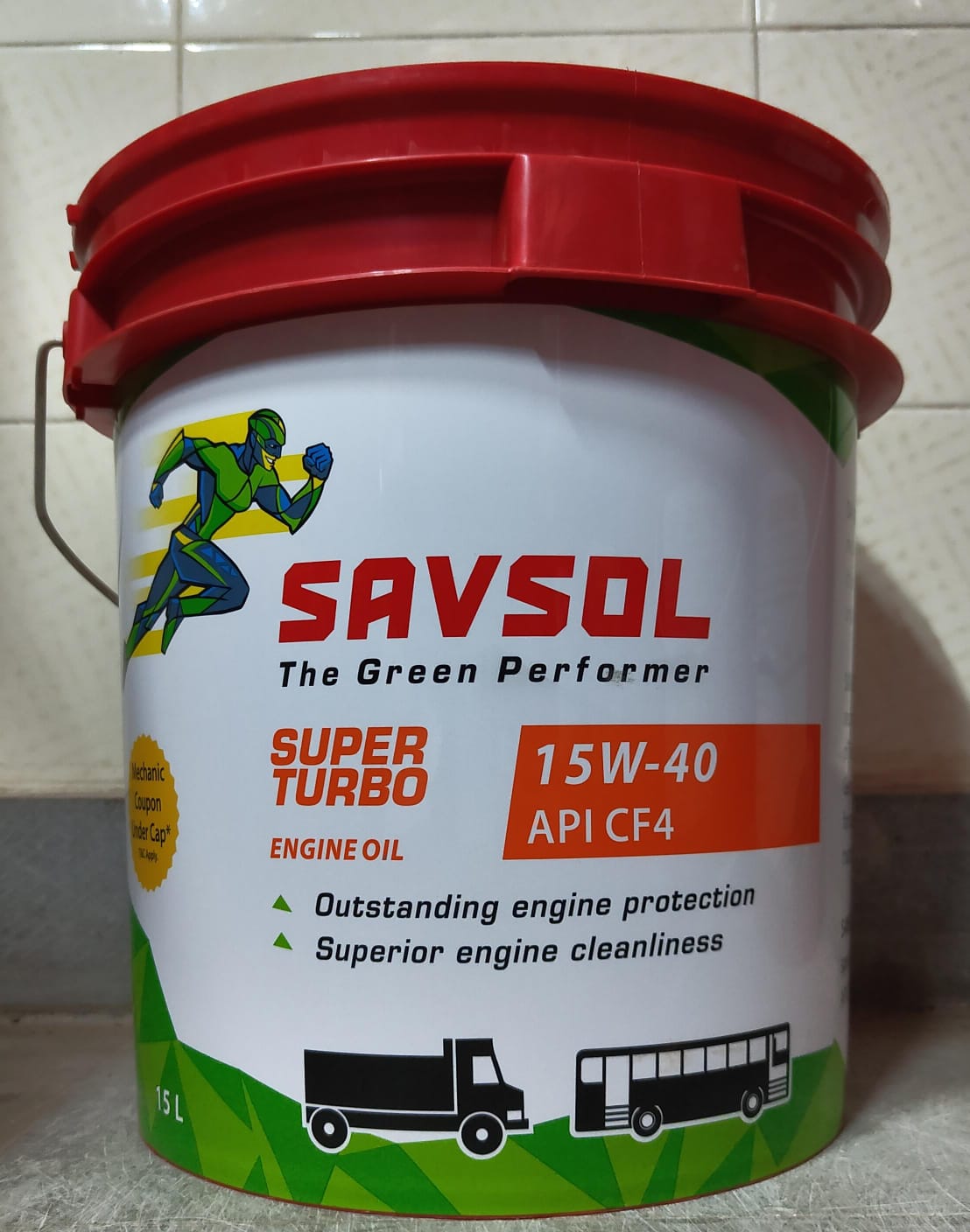 SAVSOL SUPER TURBO 15W-40 - API CF4