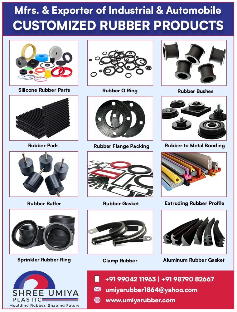 WE ARE MFG ALL TIP INDUSTRIAL RUBBER MOUNDING PARTS  WWW.UMIYARUBBER.COM