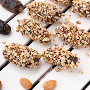 Choci Choco Date Almond Brittle 120gm(6 Pcs)