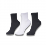 3 pair pack of Bunaayi Double Elastic Sports Socks.