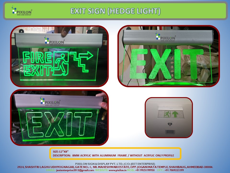 EXIT LED EDGE LIGHT