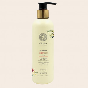Vama Ayurvedic Hydrasoft Body Lotion 200ml