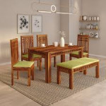 Solid Wood Dining Table Set