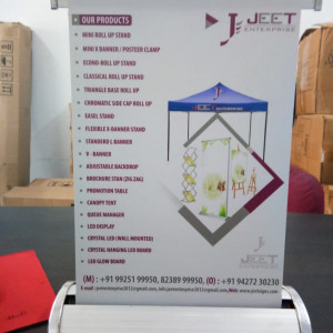 MINI ROLL UP STANDEE