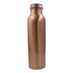 Kapita Copper Anti Tarnish Water Bottle Pain Matt Finish Design Lacquer Coated 900ml
