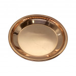 Kapita Copper Plain Pooja Thali - 8" Diameter