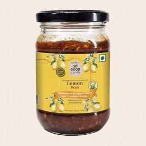 So Good Natural Lemon Pickle 300gm