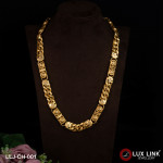 1 Gram Gold Plated 2 In Glamorous Design Pokal Chain for Men - CH - 001