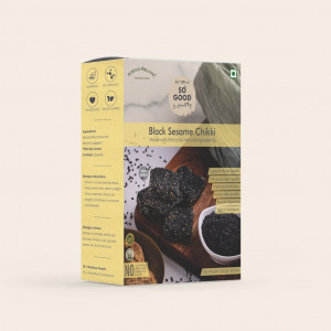 So Good Natural Black Sesame Chikki 250gm