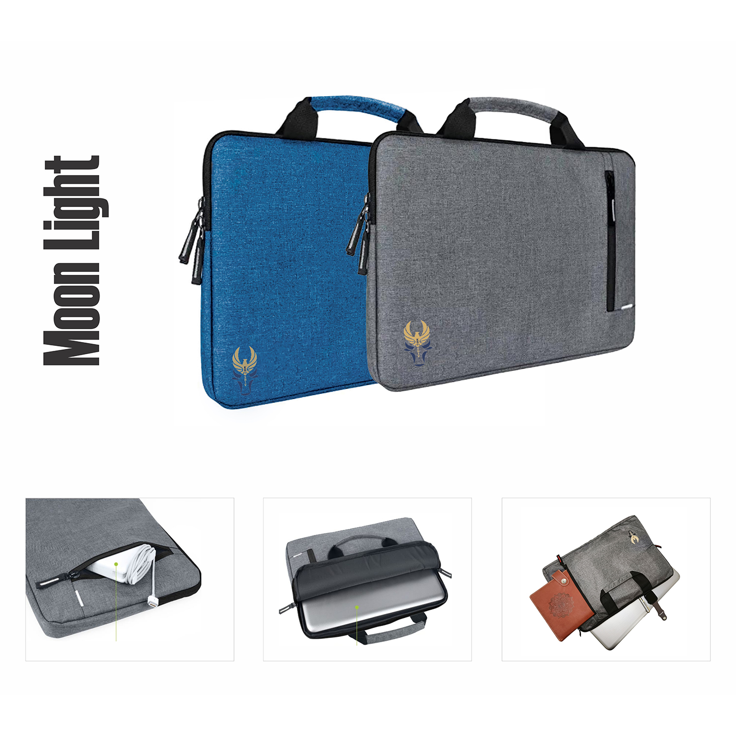 Krishiv Moon Light 15.6 Inch Office Laptop Sleeve