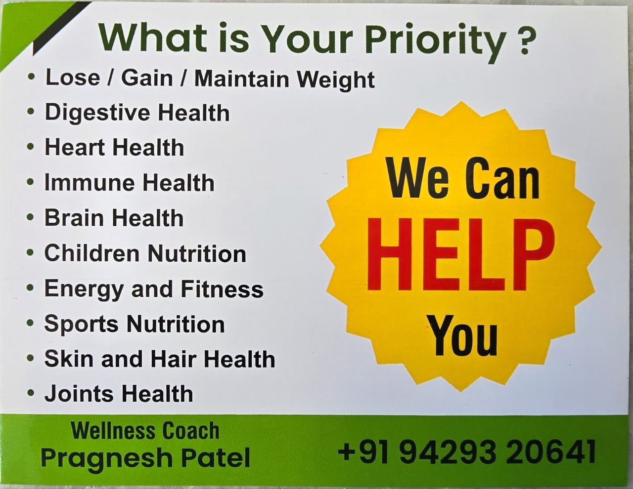 I am Solution Provided for Medicine Free life , weightloss/gain, Digestive Health, lifestyle disease solutuin.