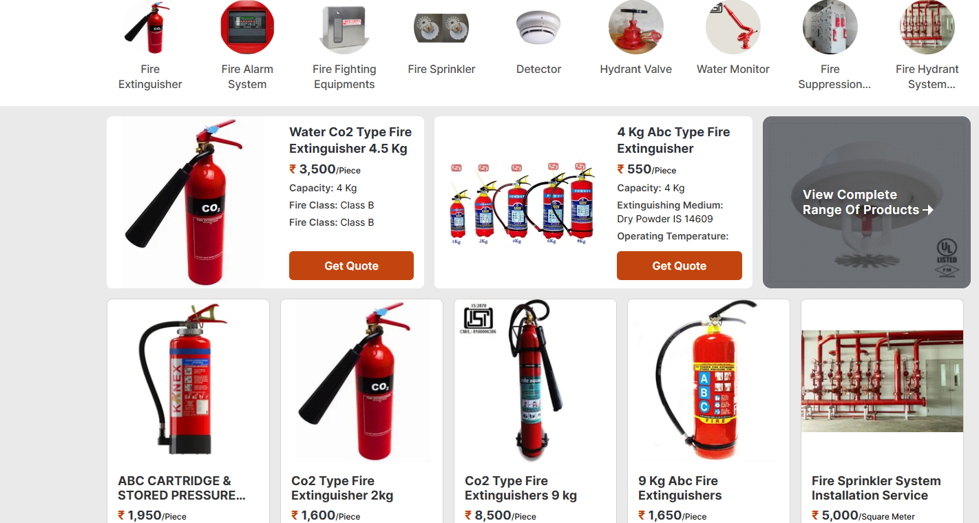 Fire safty instrument's
