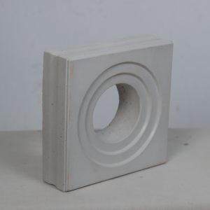 Circle Elevation Breeze Blocks White
