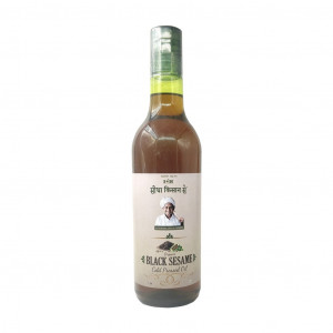 Sidha Kisan Se Natural Black Sesame Oil Cold Pressed (kale Til) 1ltr