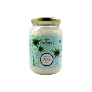 Sidha Kisan Se Natural Extra Virgin Coconut Oil (nariyel) 425gm