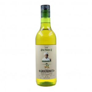 Sidha Kisan Se Natural Groundnut Oil Cold Pressed (moongfali Tel) 1ltr