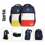 Krishiv Sparkle Yellow Orange Laptop Backpack