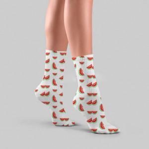 aMiHa THEME PRINTED SOCKS