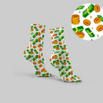 aMiHa THEME PRINTED SOCKS