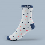 aMiHa THEME PRINTED SOCKS