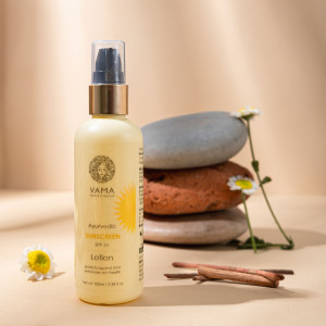 Vama Ayurvedic Sunscreen Spf 20 Body Lotion 100ml