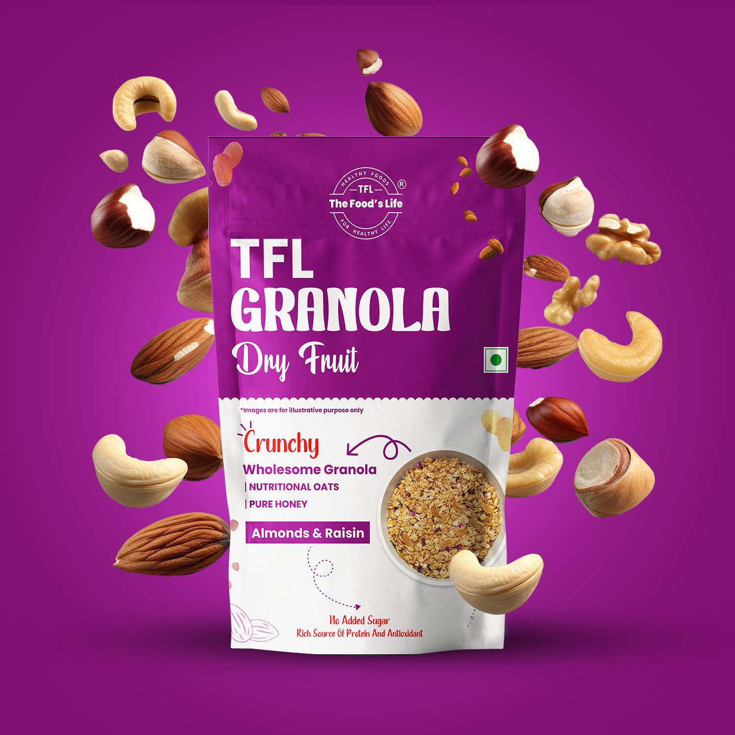 Dryfruit Granola 400 gram