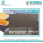 Green Plastwood WPC Solid Door Frame