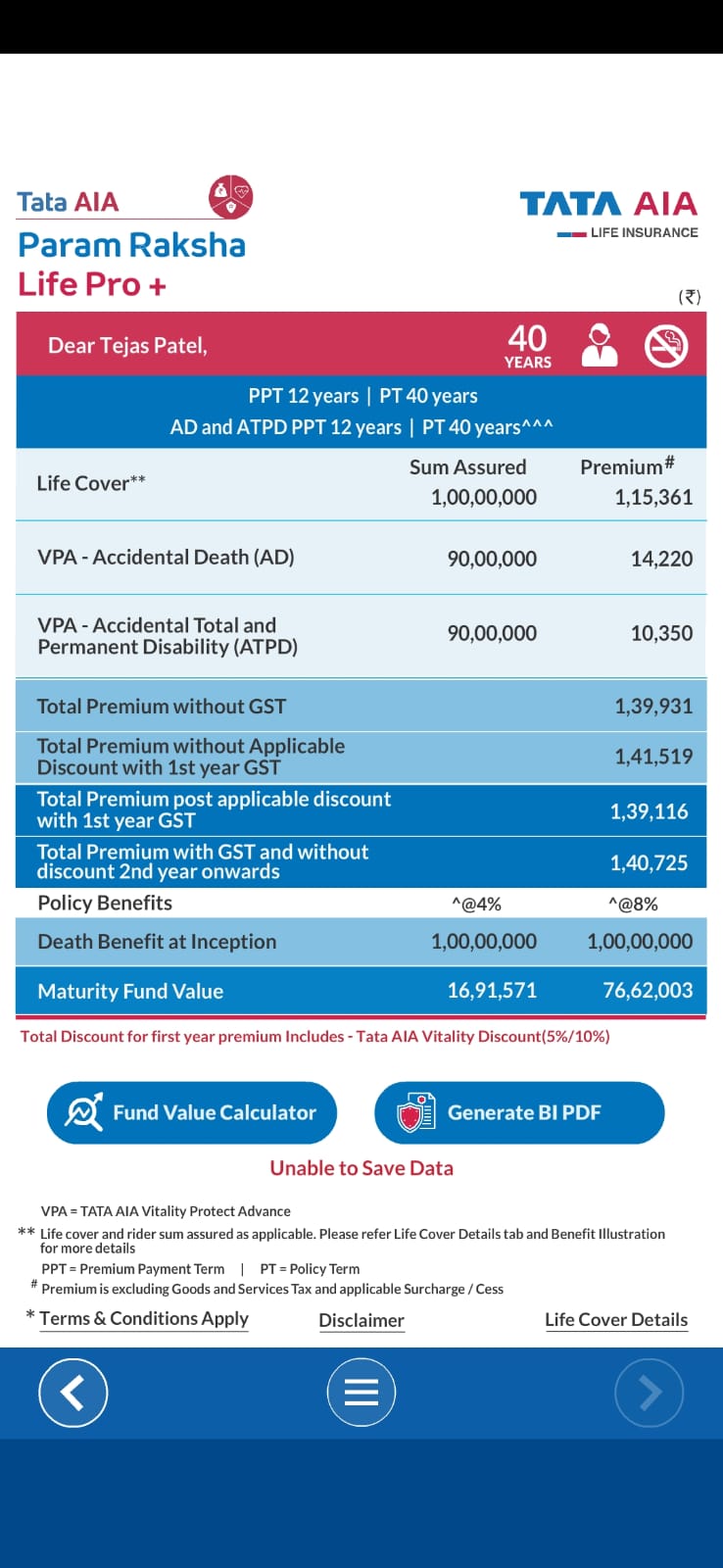 Tata AIA Life Insurance