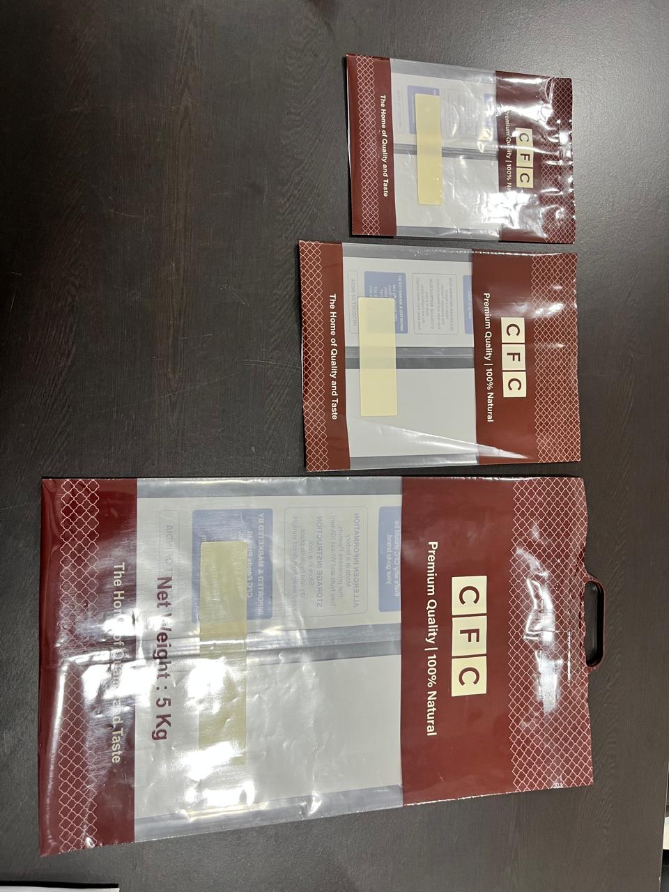 all types of packaging begs