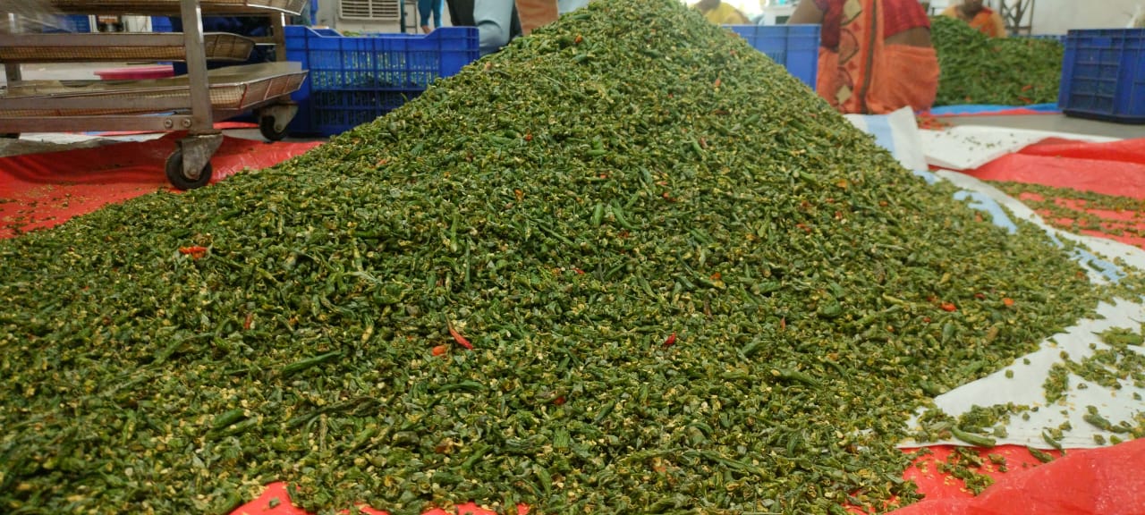 Dehydreted vegetable