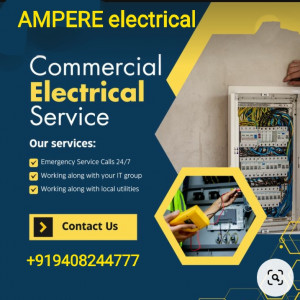 cctv camera works, a.c. installtion services, residental ele. works, commercial ele. wroks, etc.