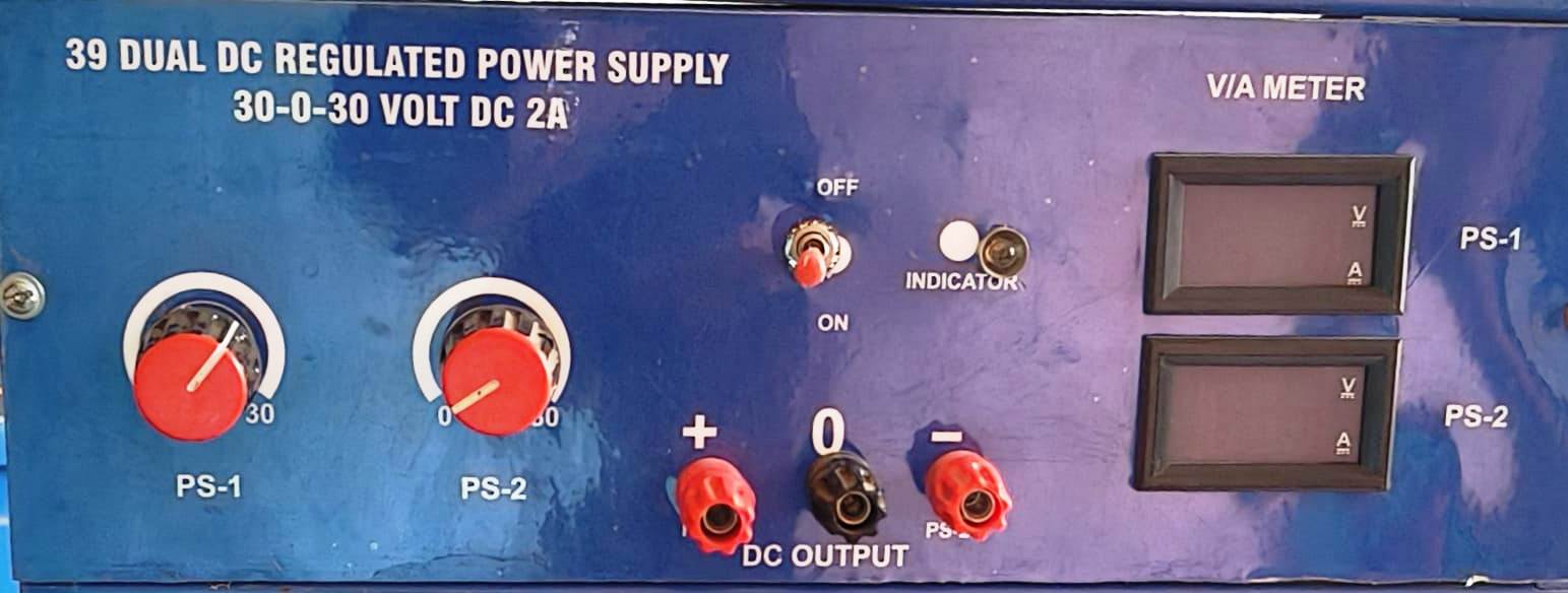 D.C. POWER SUPPLY 30-0-30