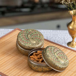 Meenakari Steel Containers