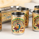 Meenakari Glass Set