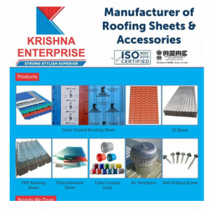 Mfg. of Roofing sheet & Accessories