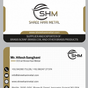 Supplier and Exporter of Brass scarap, Brass oil and other Brass product