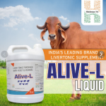 Alive -L is the veterinary liver tonic for the live functioning of large animal and free chemicals.
