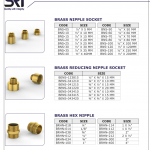 production of plumbing fitting, brass pipe, brass valve etc.