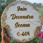 We do different art workshops like resin art, lippan art, foil art, fabric painting, canvas painting and we also customs