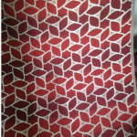 Curtain Fancy Fabric, Panel ( Coffee) Fabric, Knitting Print Curtain, Fashionable Knitting Print